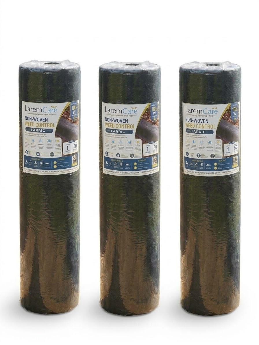 UV Stabilised Non-woven weed control fabric roll 70 gsm (1m x 50m)