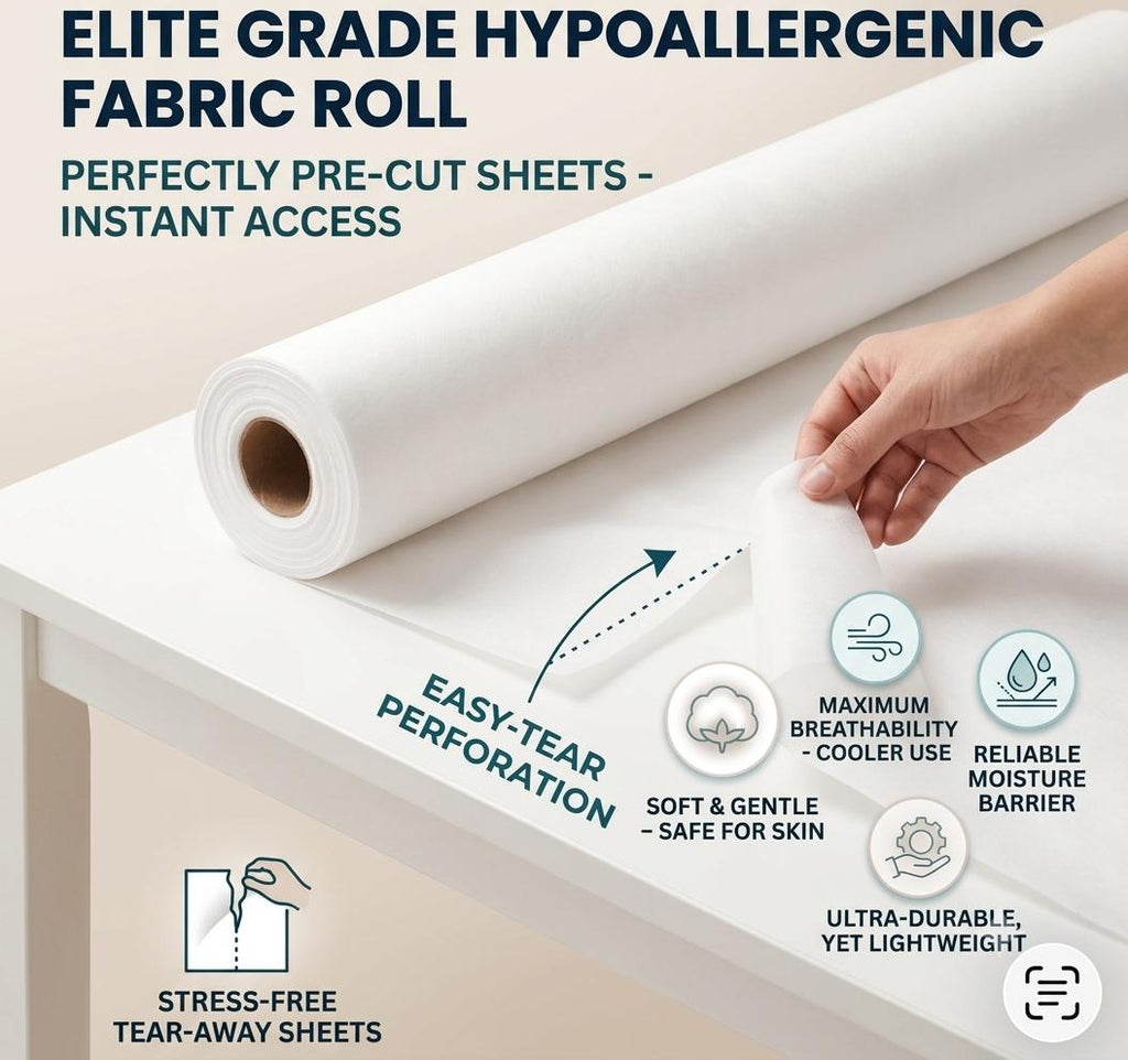 Non-Woven Disposable Bed Rolls 80x180 cm – 100 Sheets